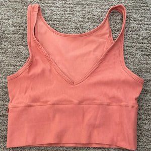 lululemon reversible ribbed crop top/bralette